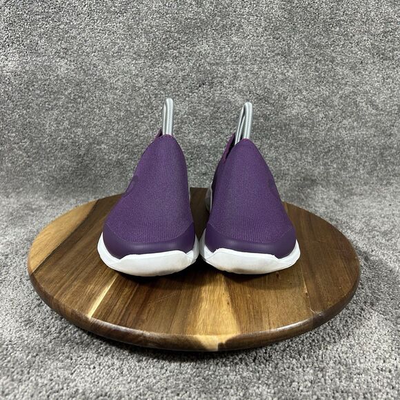 OOFOS OOmg Sport Low (Women OOFOS Oomg Sport Low Women’s Sz 6.5 Purple Canvas Slip On Comfort Recovery Shoes